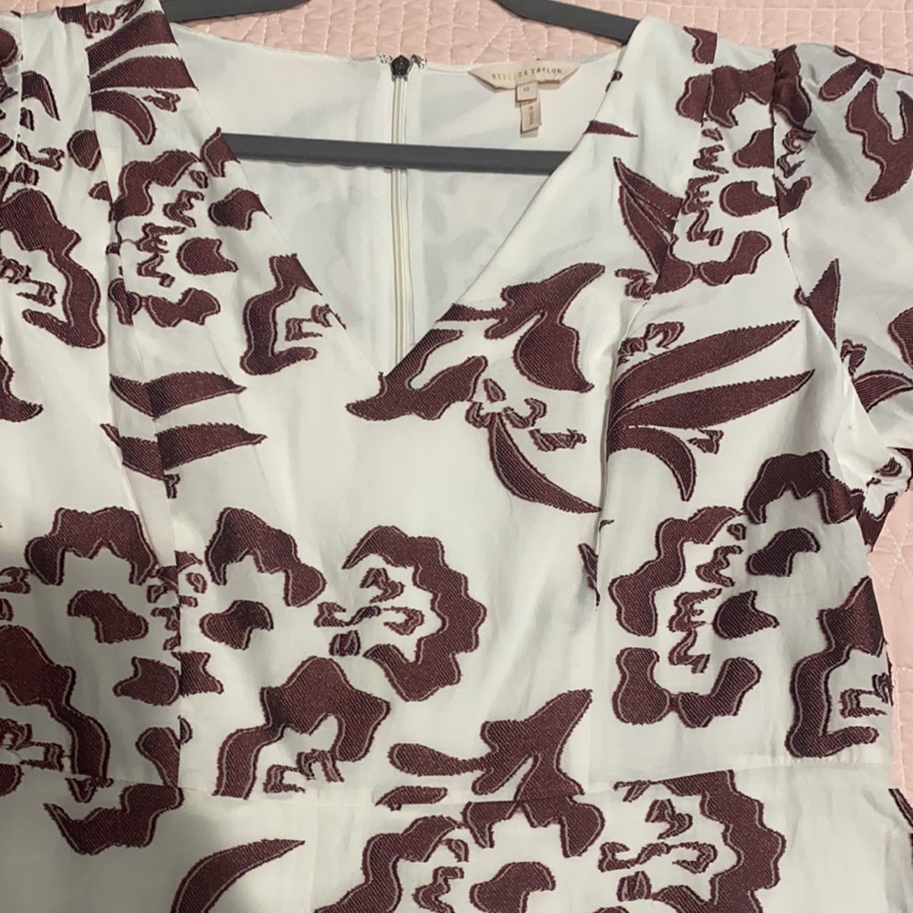 Rebbeca Taylor Designer Amea Floral ruffle Woman’s dress - Picture 8 of 13